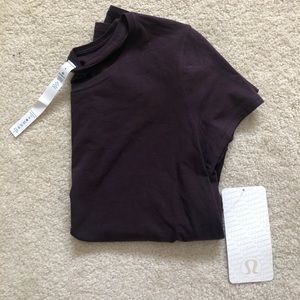 NWT lululemon love crew maroon tee